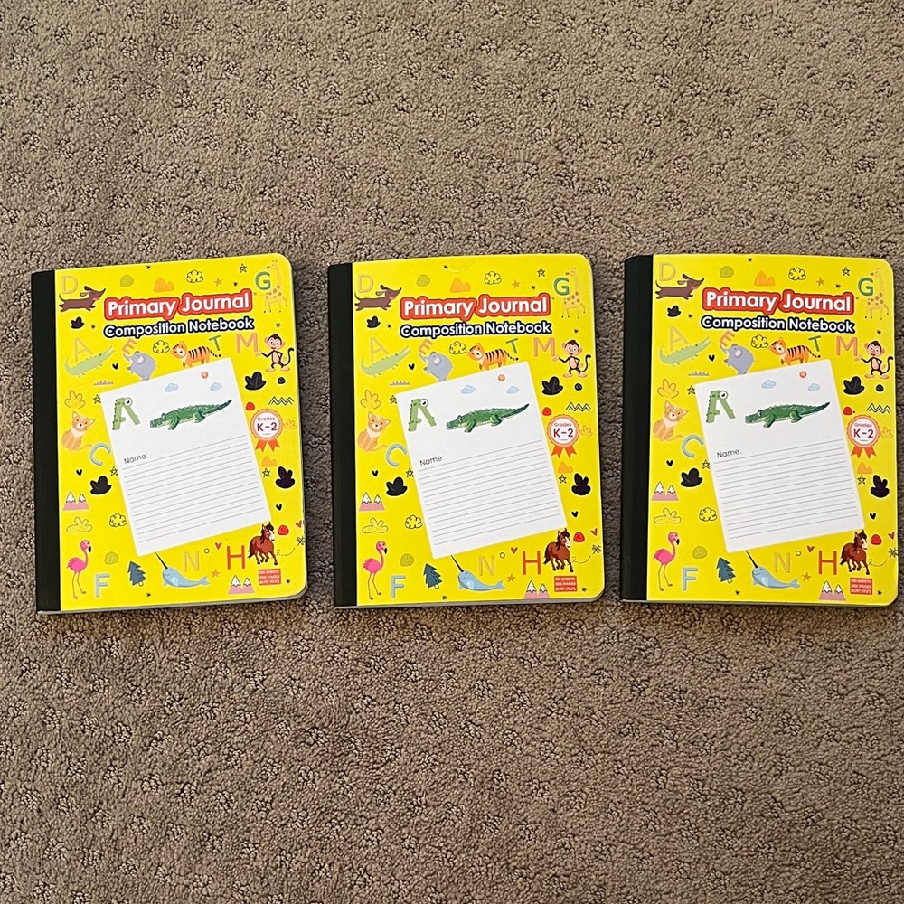 Primary Journal Composition Notebook - Yellow Cover